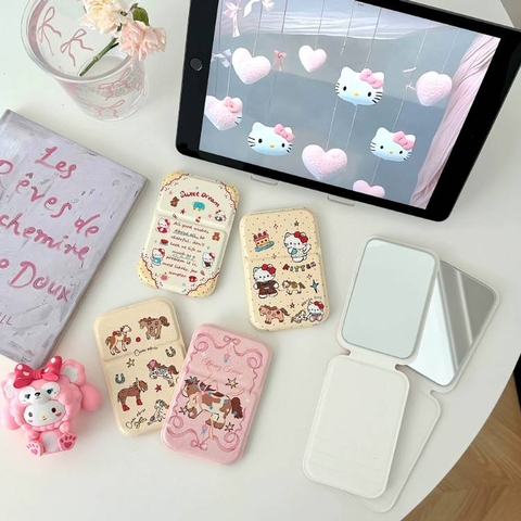[ Set 12 Cái ] Gương Bỏ Túi Hello Kitty [ 7*11cm ] - 22684