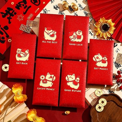 [ Set 10 Xấp ] Lì Xì Lấp Lánh [ Xấp 6 Cái ] - 20401