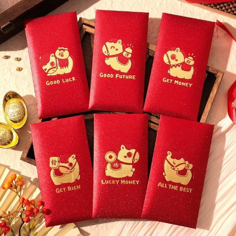 [ Set 10 Xấp ] Lì Xì [ Xấp 6 Cái ] - 21737