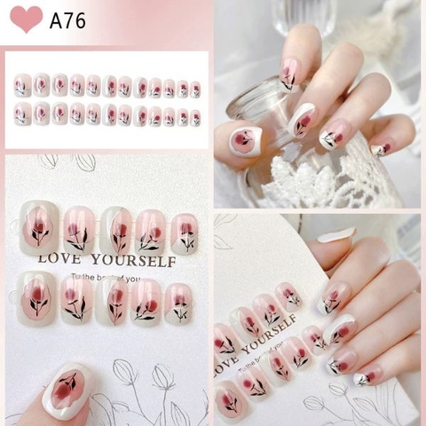 [ Set 5 Hộp ] Nail [ 24 PCS + Keo Thạch ] - 21879