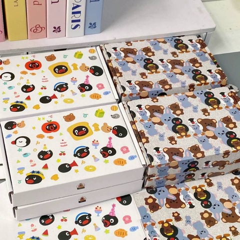 [ Set 20 Cái ] Hộp Quà Pengu [ 20*13*3cm ] - 22498