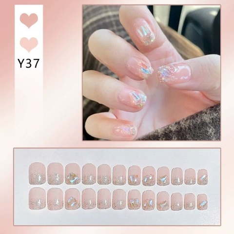 [ Set 5 Hộp ] Nail [ 24 PCS + Keo Thạch ] - 21894