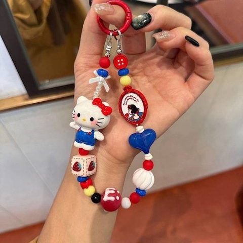 [ Set 5 Cái ] Móc Khoá Hello Kitty - 21411