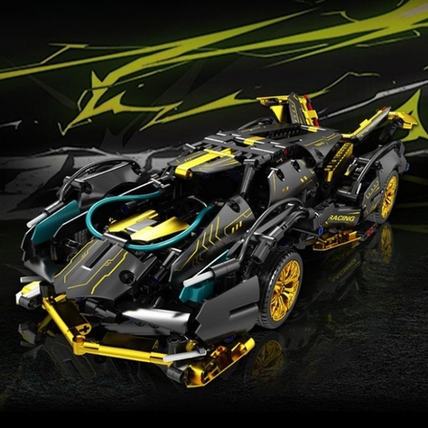 Lego Siêu Xe Lamborghini Black Gold V12 [ Size 1:14 / 34.5cm ] - 21577