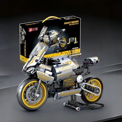 Lego Siêu Xe BMW S1000RR Gold [ Size 1:14 / 32cm ] - 21583