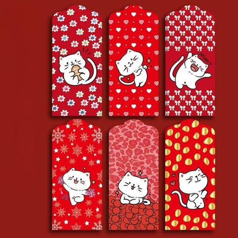 [ Set 10 Xấp ] Lì Xì [ Xấp 6 Cái ] - 20843