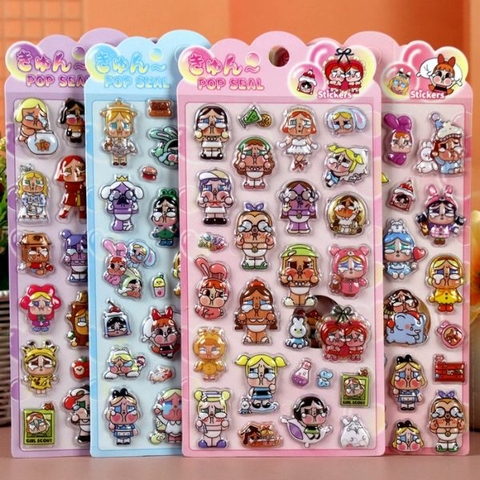 [ Set 20 Túi ] Sticker Nổi Crybaby - 19763