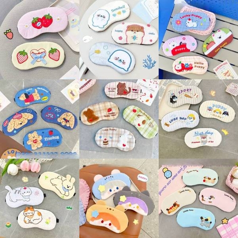 [ Set 4 Cái ] Bịt Mắt Ngủ [ Gel Lạnh ] - 22176