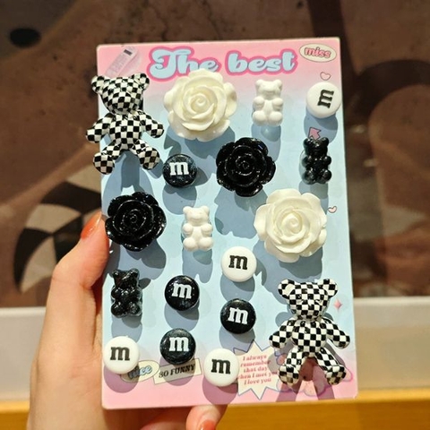 [ Set 2 Bộ ] Charm Dép CROSS - 16224