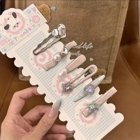 [ Set 5 Vỉ ] Kẹp Tóc - 17762