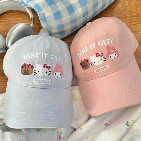 [ Set 2 Cái ] Nón Thời Trang Hello Kitty - 920967