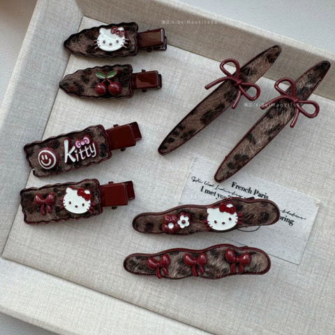 [ Set 10 Cái ] Kẹp Tóc Hello Kitty Cao Cấp - 921231