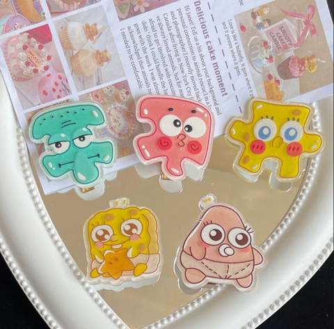 [ Set 20 Cái ] Kẹp Tóc Bọt Biển Spongebob và Patrick star - 921222