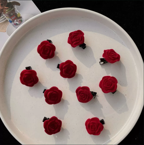 [ Set 100 Cái ] Kẹp Tóc Hoa Hồng - 921213