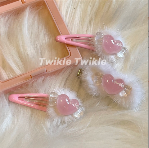 [ Set 30 Cái ] Kẹp Tóc Hình Trái Tim - 921507