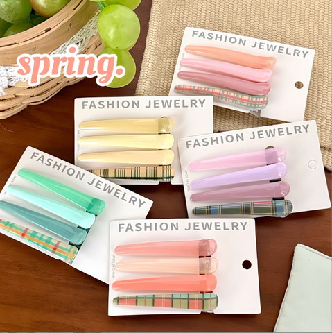 [ Set 10 Túi ] Kẹp Tóc Mái ( 1 Túi 4 Cái ) - 921774