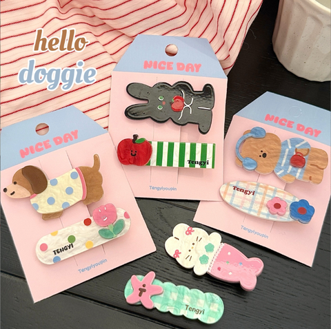 [ Set 10 Vỉ ] Kẹp Tóc Cute ( 1 Vỉ 2 Cái ) - 921783