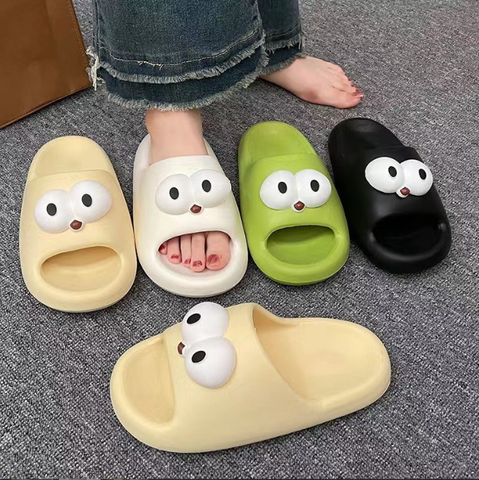 [ Set 3 Đôi ] Dép Eva Mắt To [ Đế Dày - Chống Trượt ] - 922198