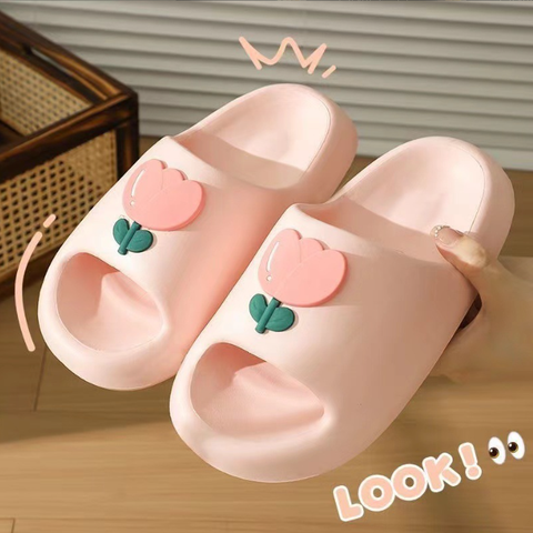 [ Set 3 Đôi ] Dép Eva Hoa Tulip [ Đế Dày - Chống Trượt ] - 922199