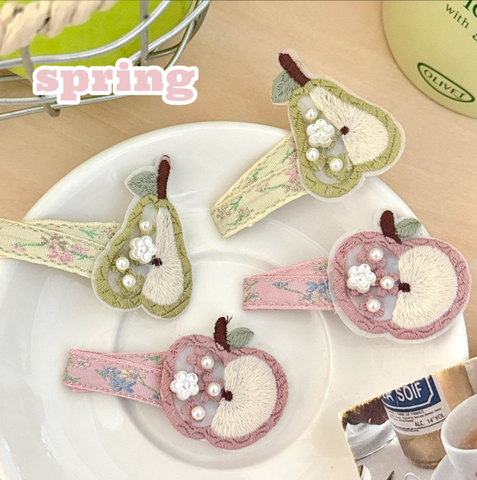 [ Set 12 Cái ] Kẹp Tóc Trái Cây - 922235