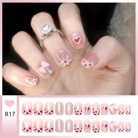 [ Set 5 Hộp ] Nail [ 24 PCS + Keo Thạch ] - 21940