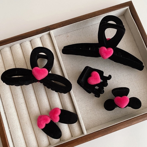 [ Set 12 Cái ] Kẹp Tóc Nhung - 158971