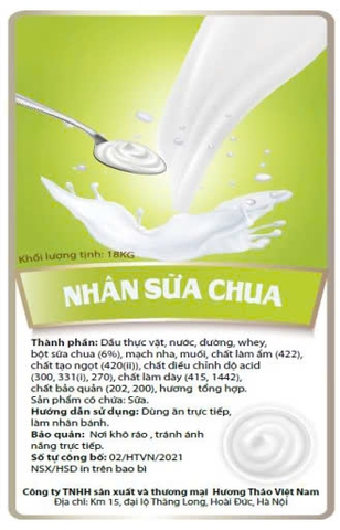 Nhân sữa chua