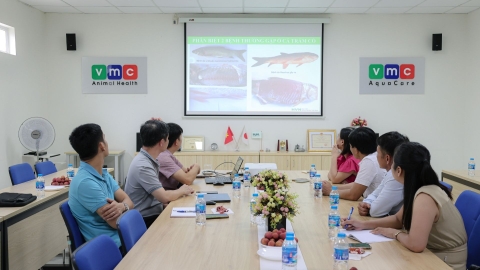 VMC Việt Nam tổ chức chương trình tập huấn bệnh mới trên cá nước ngọt tại Miền Bắc: Củng Cố Nội Lực – Sẵn Sàng Phục Vụ Tốt Hơn