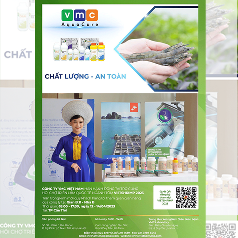VMC Việt Nam hân hạnh là nhà đồng tại trợ cho VIETSHRIMP 2023