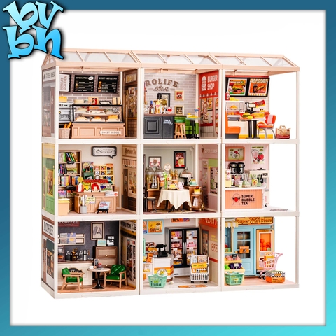 Mô Hình Lắp Ghép Nhà Robotime Rolife Super Creator DIY Miniature House