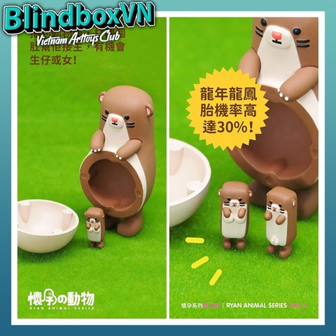 BLIND BOX CÓ BẦU RYAN ANIMAL SERIES 3