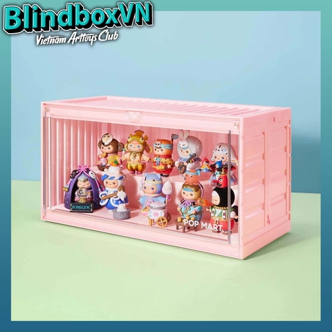 POP MART LED Luminous Display Box Container - PINK