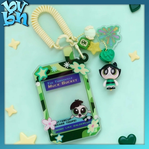 Đựng Card Keychain The Powerpuff Girls Daadoos ART Series 01 Lens Lumen Tales Blokees