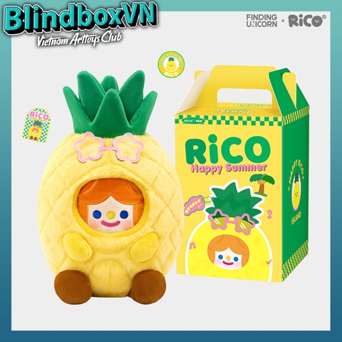 Rico Pineapple Plush Doll Finding Unicorn