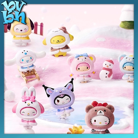 Sanrio Characters Little Cape Series Flocked Reversible Blindbox