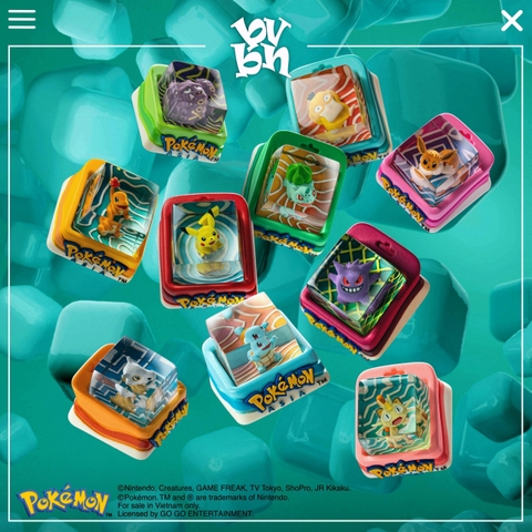 DWARF-FACTORY Pokémon Keycap