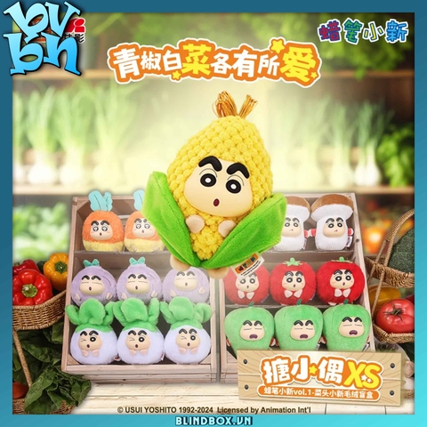 Crayon Shin-chan Vegetable Plush Doll Vinyl Blind box