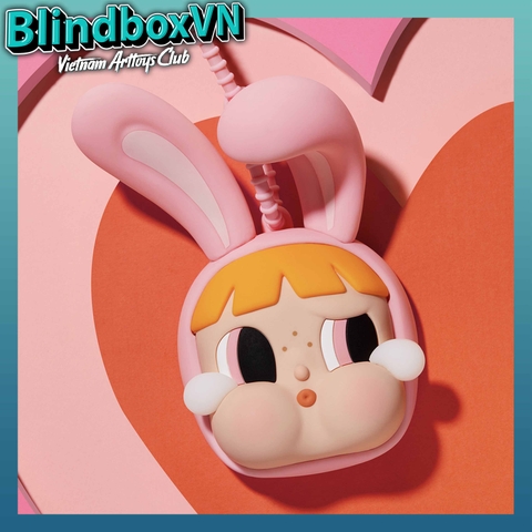 Pop Mart Crybaby × Powerpuff Girls Series Mirror Pendant ( Chính hãng )