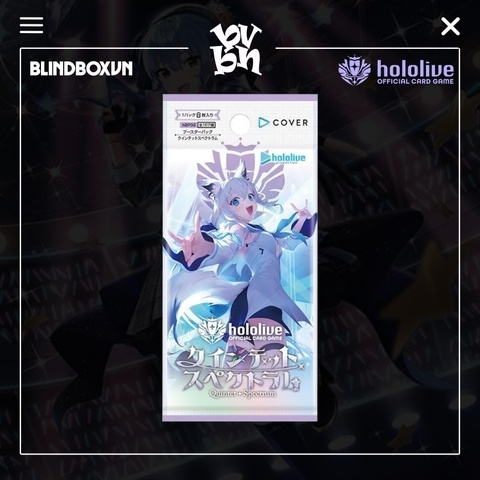 Pack Card TCG Hololive Quintet Spectrum Vol 2 Booster Box