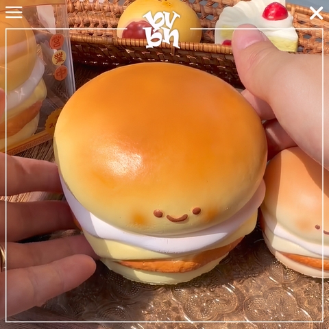 Moozy Squishy Hamburger ( Chính Hãng )