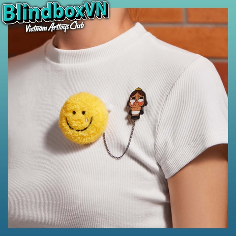 POPMART CRYBABY Crying Again Series-Plush Badge Blind Box