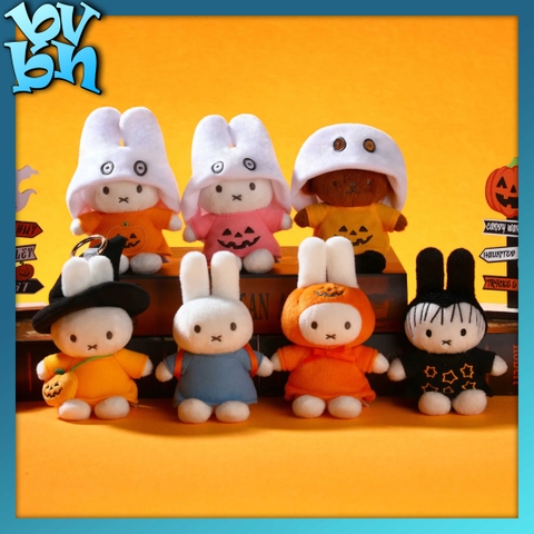 Miffy Rabbit Halloween Plush Keychain Blindbox Series
