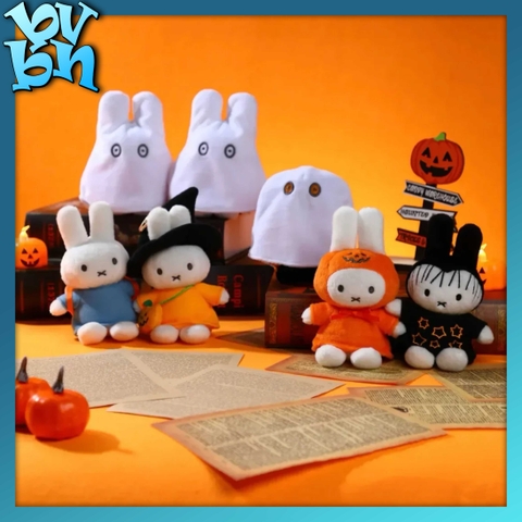 Miffy Rabbit Halloween Plush Keychain Blindbox Series