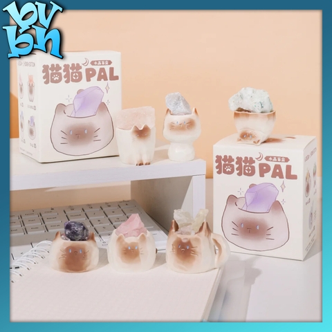Cat Crystal Blindbox Đá Năng Lượng Pal VER 1