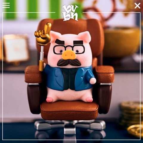 Lulu The Piggy Office Blindbox Series Toyzeroplus