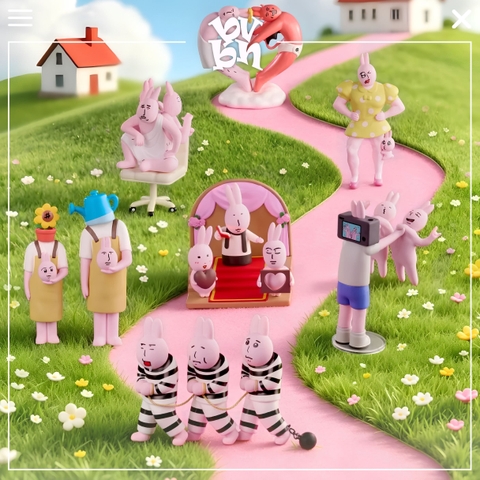 My Rabbit Friend Its Take Many Rabbit Series Blindbox Figure