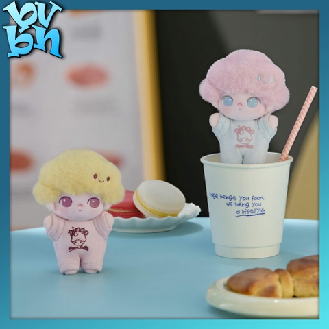 POP MART DIMOO Crush on Coffee Series-Soft-faced Plush Keychain Blind Box