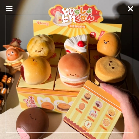 Moozy Squishy Food Bakery Blindbox Series Chính Hãng