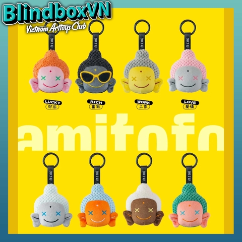Amitofo Buddhist Good Luck Plush Pendant Blind Box