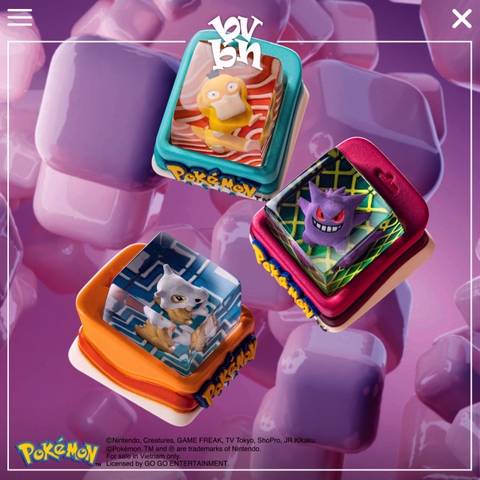 DWARF-FACTORY Pokémon Keycap